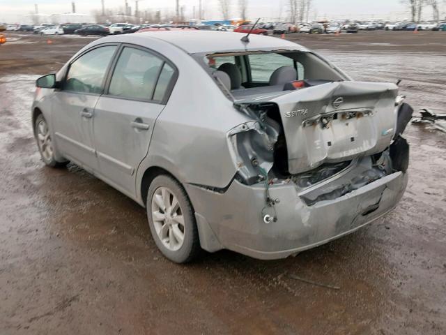 3N1AB6AP7AL680855 - 2010 NISSAN SENTRA 2.0 GRAY photo 3