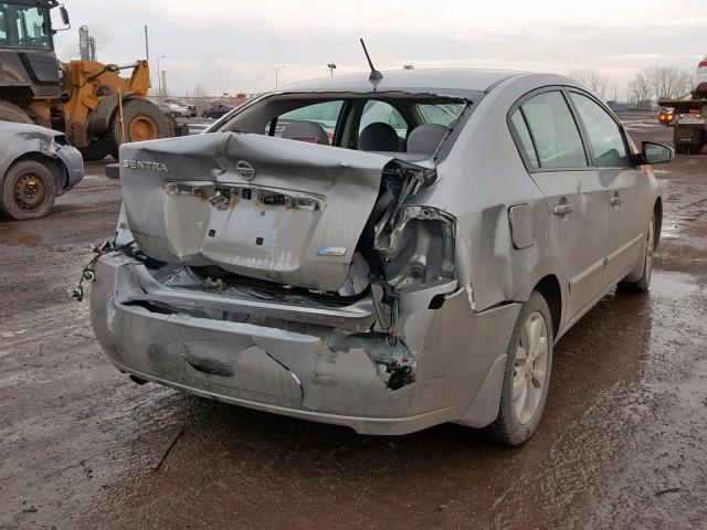 3N1AB6AP7AL680855 - 2010 NISSAN SENTRA 2.0 GRAY photo 4