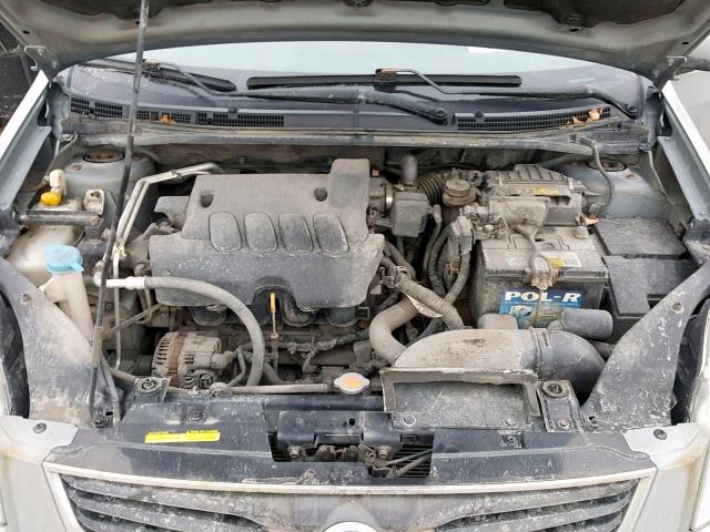 3N1AB6AP7AL680855 - 2010 NISSAN SENTRA 2.0 GRAY photo 7