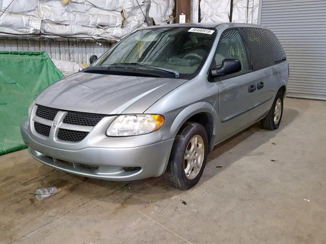 1D4GP25R93B329465 - 2003 DODGE CARAVAN SE SILVER photo 2