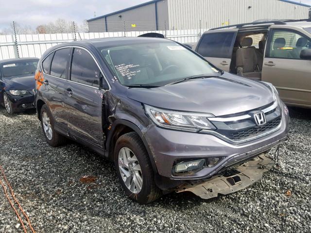 5J6RM4H54FL040151 - 2015 HONDA CR-V EX GRAY photo 1