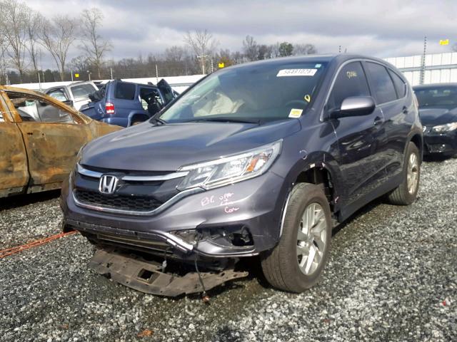 5J6RM4H54FL040151 - 2015 HONDA CR-V EX GRAY photo 2