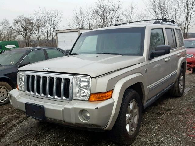 1J8HG58297C623359 - 2007 JEEP COMMANDER Krem foto 2