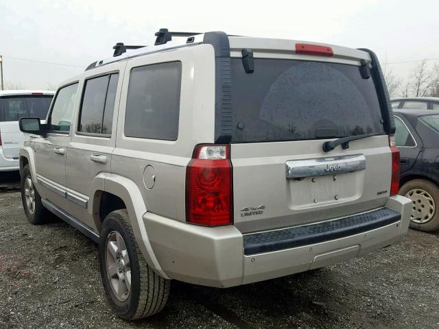 1J8HG58297C623359 - 2007 JEEP COMMANDER Krem foto 3