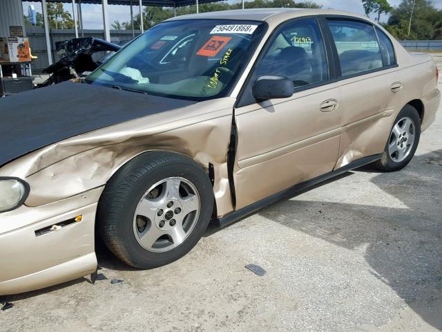 1G1ND52F04M596680 - 2004 CHEVROLET CLASSIC BEIGE photo 9