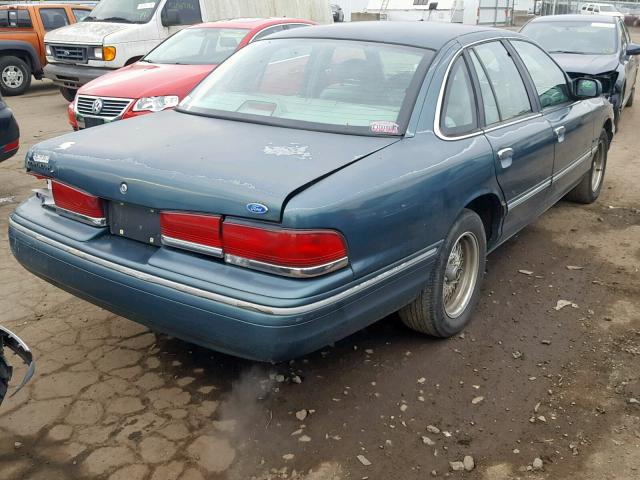 2FALP74WXSX166441 - 1995 FORD CROWN VICT BLUE photo 4