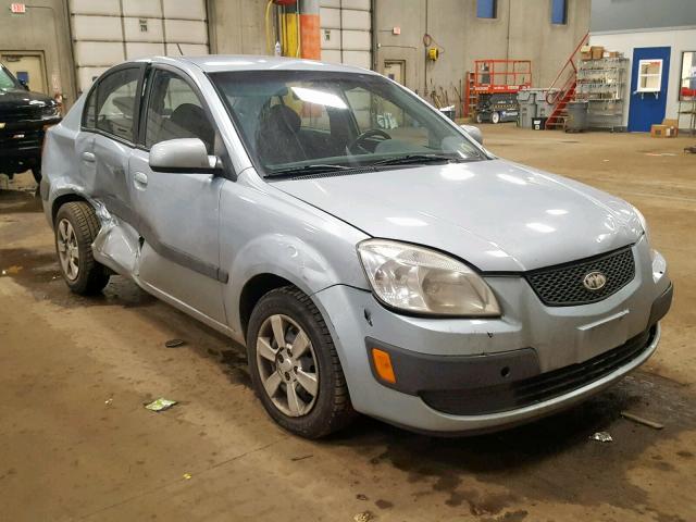 KNADE123666061064 - 2006 KIA RIO SILVER photo 1