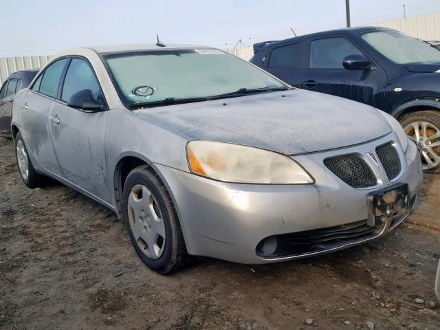 1G2ZF57B484153385 - 2008 PONTIAC G6 VALUE L SILVER photo 1