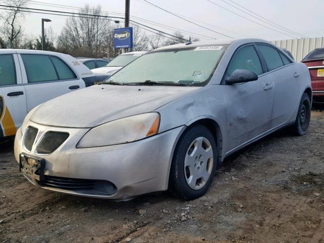 1G2ZF57B484153385 - 2008 PONTIAC G6 VALUE L SILVER photo 2