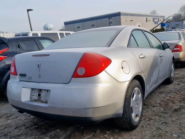 1G2ZF57B484153385 - 2008 PONTIAC G6 VALUE L SILVER photo 4