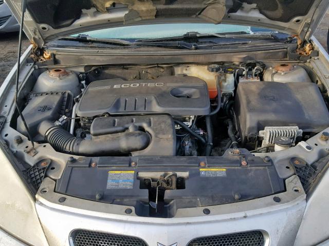 1G2ZF57B484153385 - 2008 PONTIAC G6 VALUE L SILVER photo 7