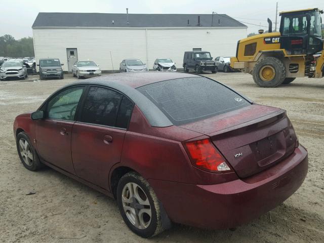 1G8AL52F83Z153522 - 2003 SATURN ION LEVEL RED photo 3