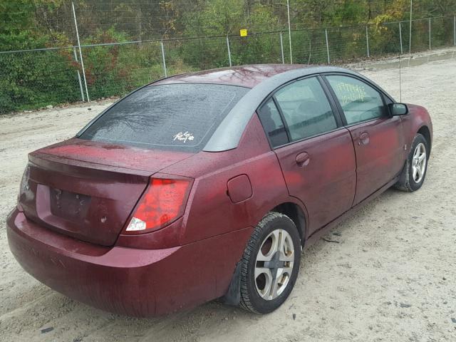 1G8AL52F83Z153522 - 2003 SATURN ION LEVEL RED photo 4
