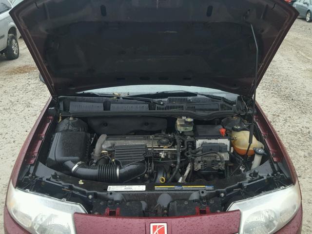 1G8AL52F83Z153522 - 2003 SATURN ION LEVEL RED photo 7