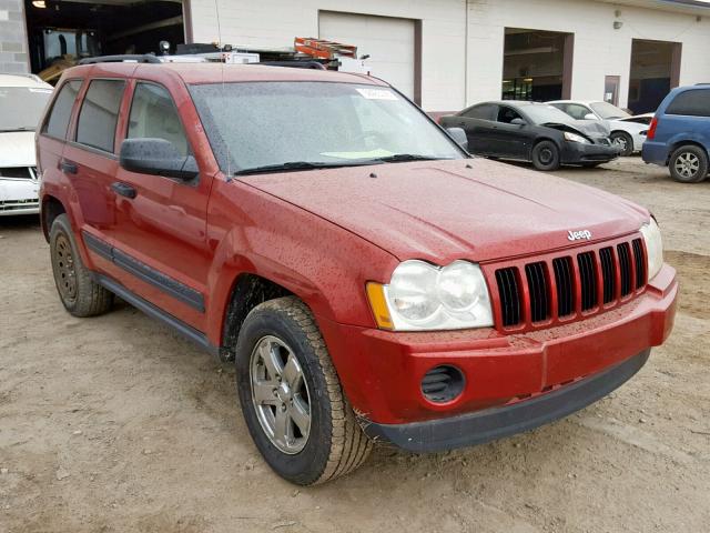 1J4GR48K95C642587 - 2005 JEEP GRAND CHER RED photo 1