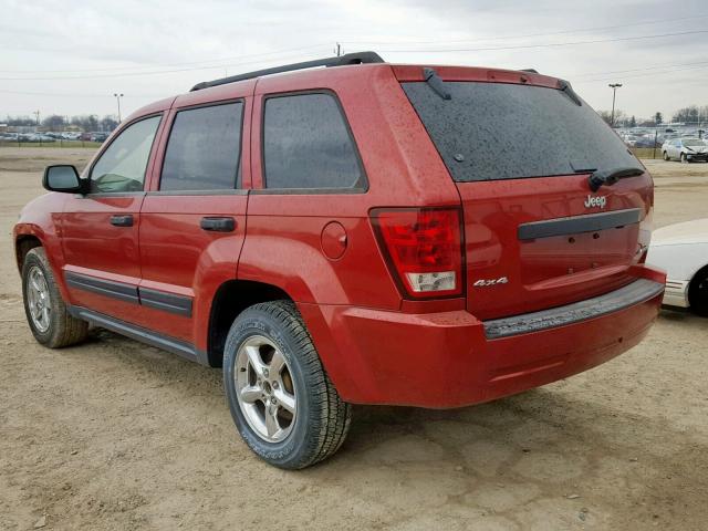 1J4GR48K95C642587 - 2005 JEEP GRAND CHER RED photo 3