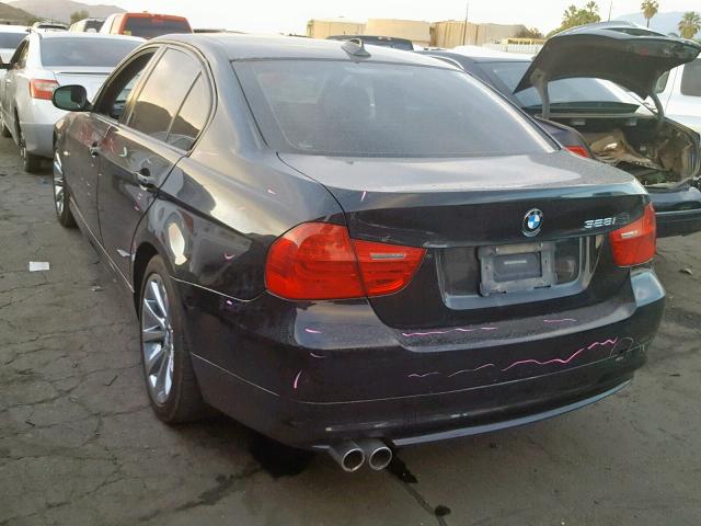 WBAPH5G55BNM84059 - 2011 BMW 328 I SULE BLACK photo 3