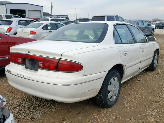 2G4WS52J011253554 - 2001 BUICK CENTURY CU WHITE photo 4