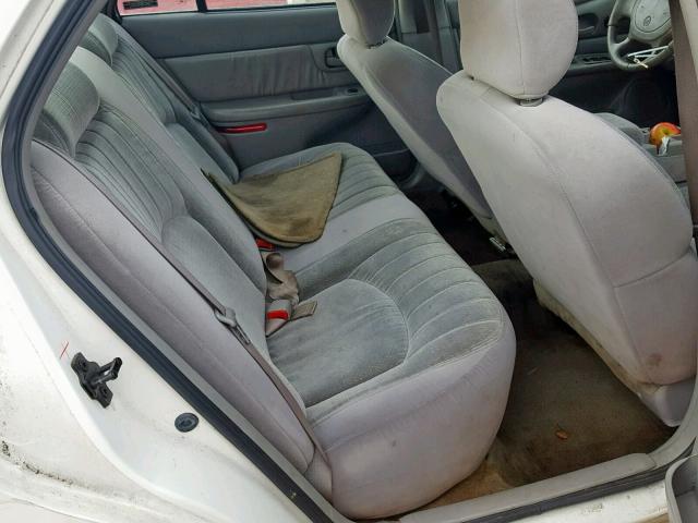 2G4WS52J011253554 - 2001 BUICK CENTURY CU WHITE photo 6