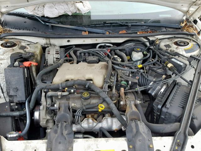 2G4WS52J011253554 - 2001 BUICK CENTURY CU WHITE photo 7