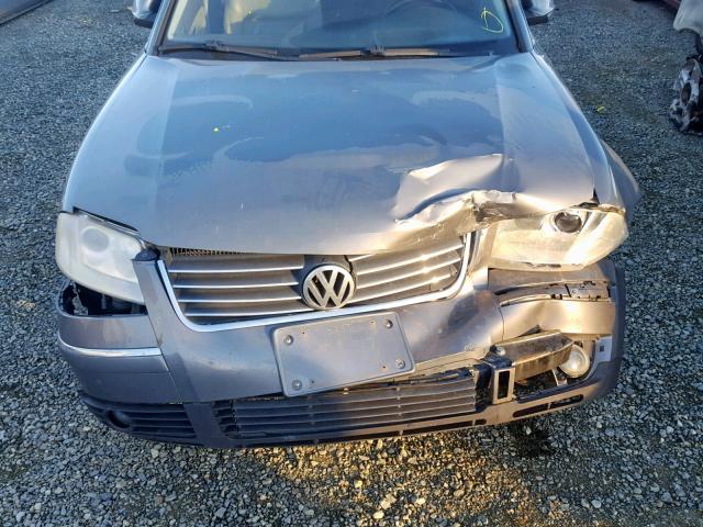 WVWYU63B65E137381 - 2005 VOLKSWAGEN PASSAT GLX 灰色 照片 7