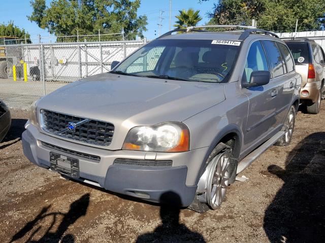 YV1CZ91H031001878 - 2003 VOLVO XC90 T6 GOLD photo 2