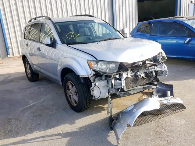 JA4MS31X87U010166 - 2007 MITSUBISHI OUTLANDER SILVER photo 1