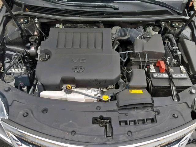 4T1BK1EB3FU147736 - 2015 TOYOTA AVALON XLE BLACK photo 7