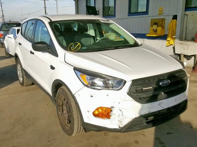 1FMCU0F71HUB60989 - 2017 FORD ESCAPE S WHITE photo 1