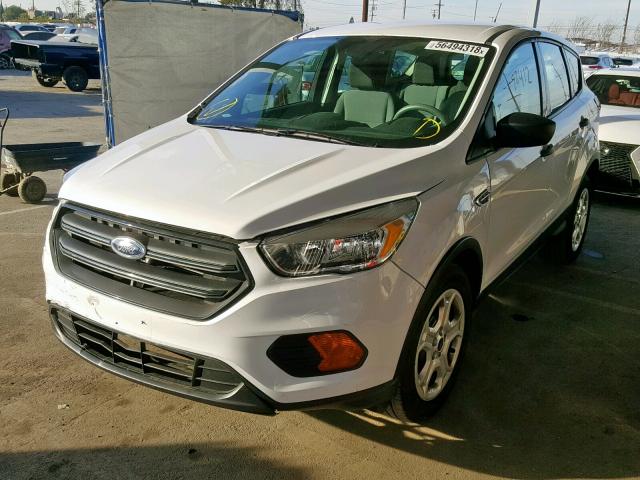 1FMCU0F71HUB60989 - 2017 FORD ESCAPE S WHITE photo 2