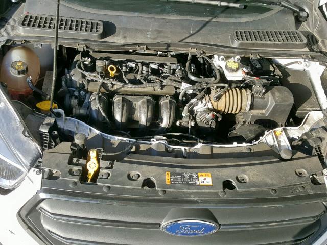 1FMCU0F71HUB60989 - 2017 FORD ESCAPE S WHITE photo 7