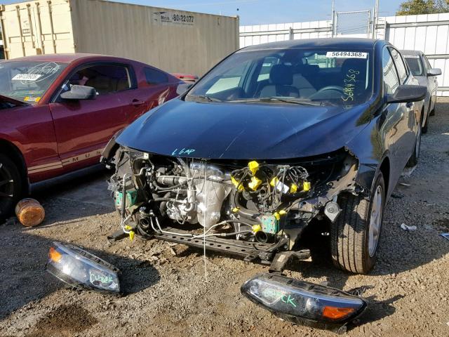 1G1ZB5ST4HF235654 - 2017 CHEVROLET MALIBU LS შავი ფოტო 2