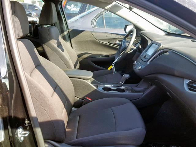 1G1ZB5ST4HF235654 - 2017 CHEVROLET MALIBU LS შავი ფოტო 5