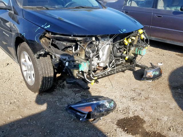 1G1ZB5ST4HF235654 - 2017 CHEVROLET MALIBU LS შავი ფოტო 9