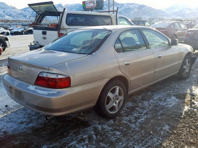 19UUA56662A000364 - 2002 ACURA 3.2TL GOLD photo 4