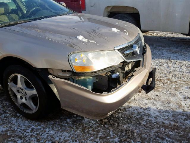 19UUA56662A000364 - 2002 ACURA 3.2TL GOLD photo 9