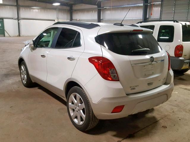 KL4CJCSB1FB188187 - 2015 BUICK ENCORE WHITE photo 3