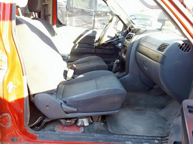 1N6ED27TX4C404379 - 2004 NISSAN FRONTIER C RED photo 5