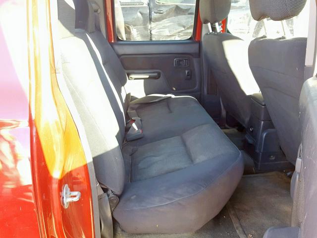 1N6ED27TX4C404379 - 2004 NISSAN FRONTIER C RED photo 6