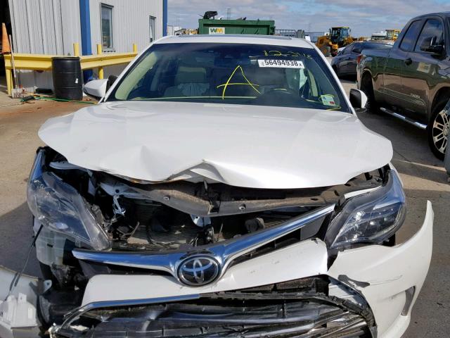 4T1BK1EB4HU245581 - 2017 TOYOTA AVALON XLE WHITE photo 7