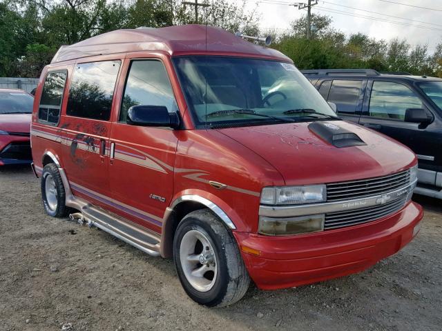 1GBDM19W1XB132142 - 1999 CHEVROLET ASTRO RED photo 1