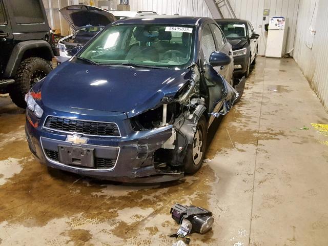 1G1JB5SH8F4182023 - 2015 CHEVROLET SONIC LS 灰色 照片 2