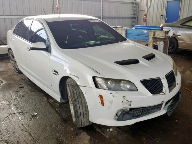 6G2EC57Y89L193975 - 2009 PONTIAC G8 GT WHITE photo 1