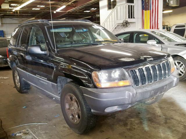 1J4GX48S51C711758 - 2001 JEEP GRAND CHER BLACK photo 1