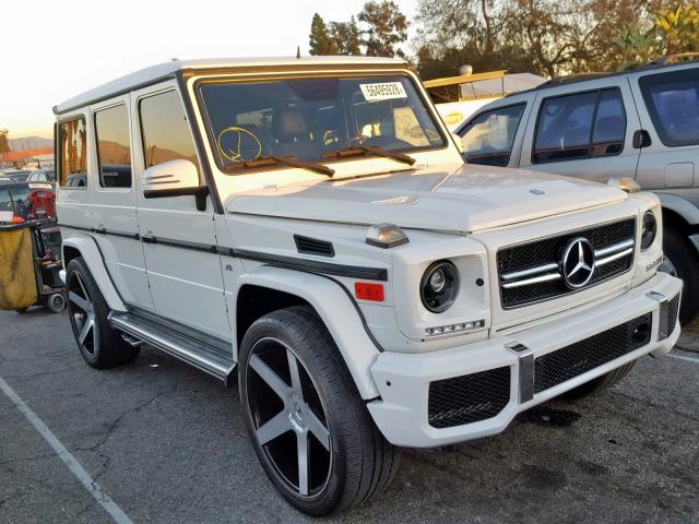 WDCYC3HF2AX182436 - 2010 MERCEDES-BENZ G 550 WHITE photo 1