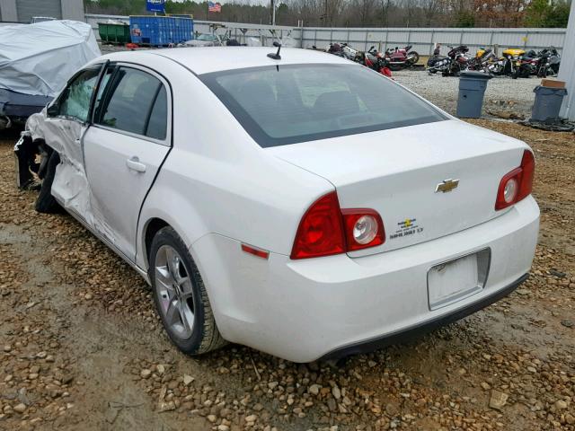 1G1ZC5EB1AF217540 - 2010 CHEVROLET MALIBU 1LT WHITE photo 3