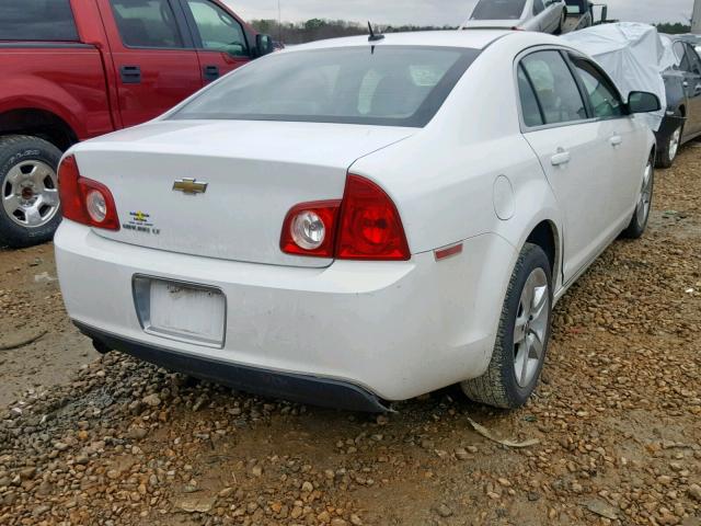 1G1ZC5EB1AF217540 - 2010 CHEVROLET MALIBU 1LT WHITE photo 4