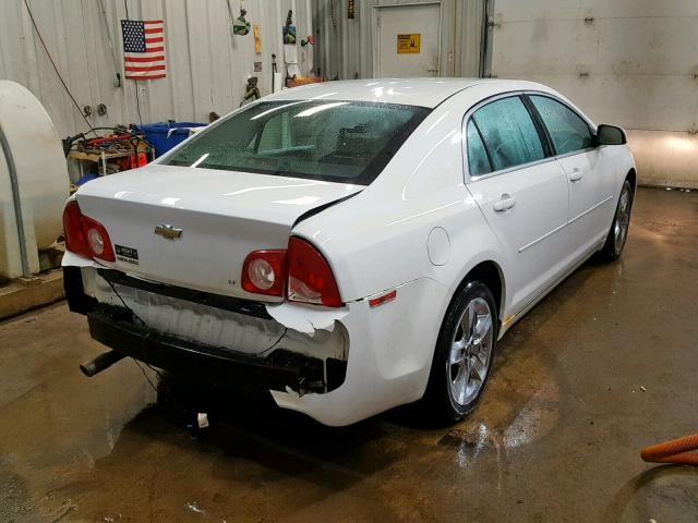 1G1ZH57B694263676 - 2009 CHEVROLET MALIBU 1LT WHITE photo 4