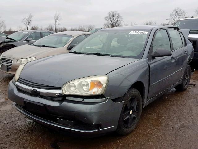 1G1ZT52805F333519 - 2005 CHEVROLET MALIBU LS GRAY photo 2