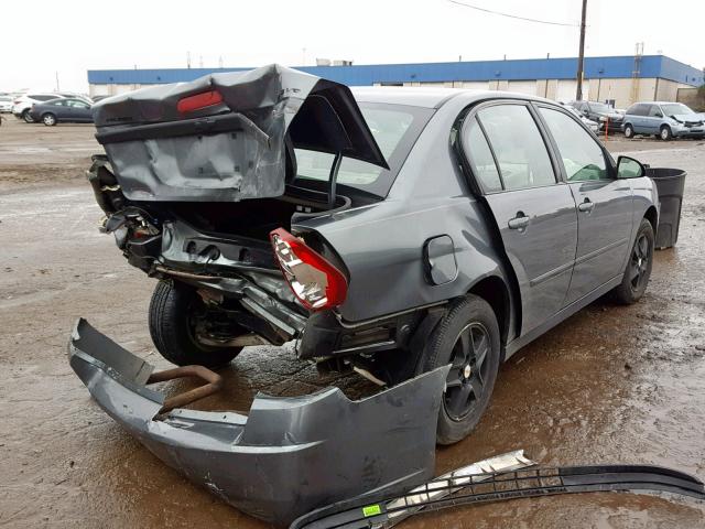 1G1ZT52805F333519 - 2005 CHEVROLET MALIBU LS GRAY photo 4